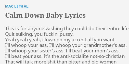 Calm Down Lyrics Meaning