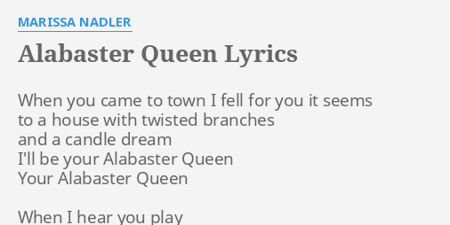 Candle Queen Lyrics