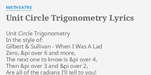 Square Root Of Pi Song Lyrics