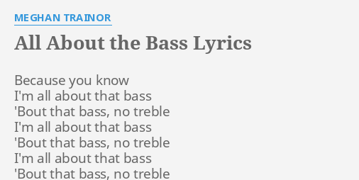 all about the bass lyrics        
        <figure class=