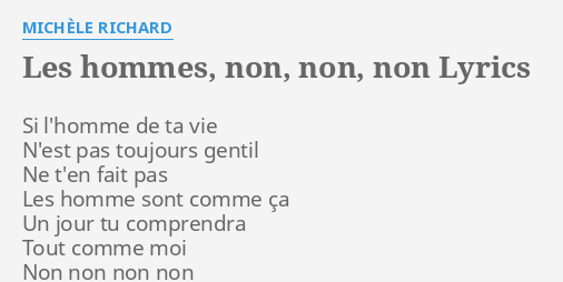 les-hommes-non-non-non-lyrics-by-mich-le-richard-si-l-homme-de-ta