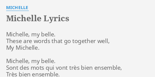 michelle-lyrics-by-michelle-michelle-my-belle-these