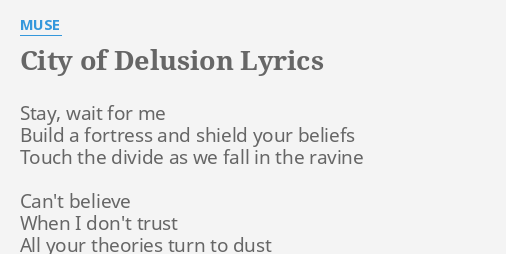 city of delusion lyrics