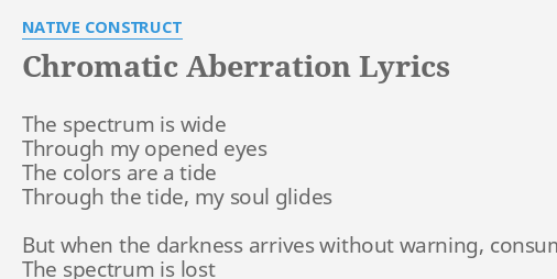 drivehaven Chromatic Aberration Lyrics