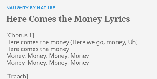 money lyrics