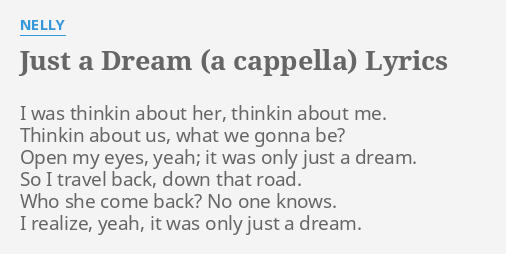 Just A Dream Nelly Esl Worksheet By Marissolrmf