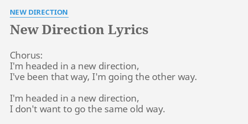 heaven new direction lyrics