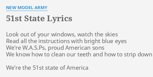 51st state of america lyrics