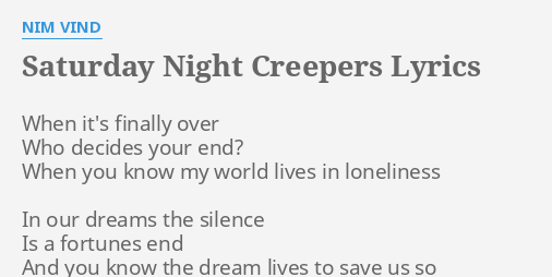 creepers lyrics