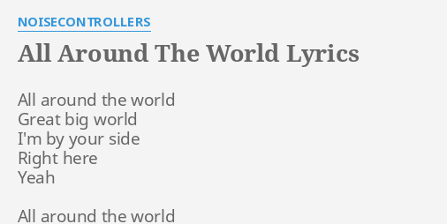 around the world songs lyrics