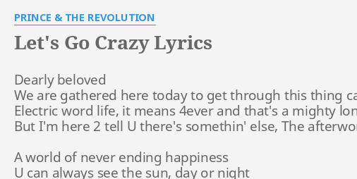 Dirty Honey – Let's Go Crazy Lyrics