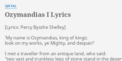 ozymandias-i-lyrics-by-qntal-my-name-is-ozymandias