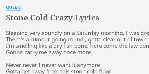 it's a cold and crazy world lyrics