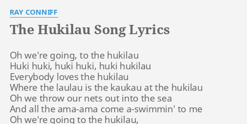 hukilau song