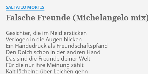 Freunde falsche Falsche Freunde: