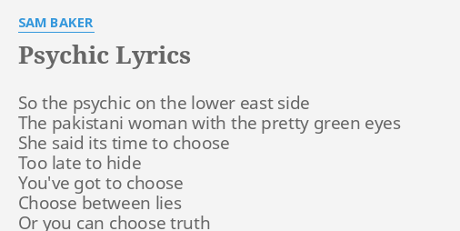 jaye classic psychic lyrics