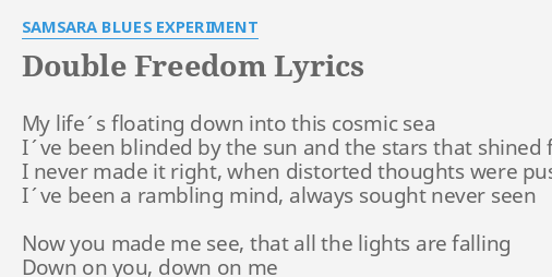 samsara blues experiment lyrics