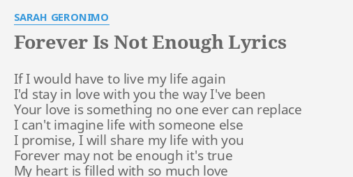 forever-is-not-enough-lyrics-by-sarah-geronimo-if-i-would-have