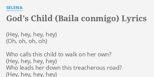 god's child (baila conmigo)