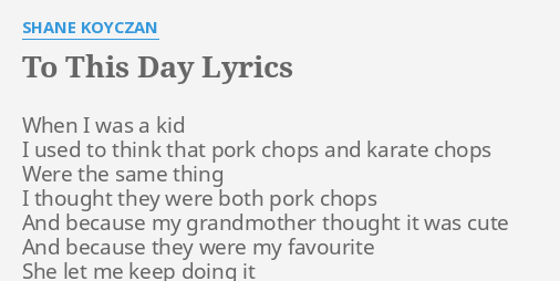 Remember How We Forgot Lyrics - Shane Koyczan - Only on JioSaavn