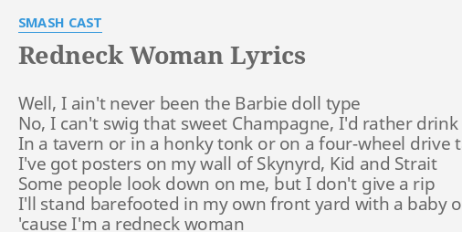 redneck woman lyrics