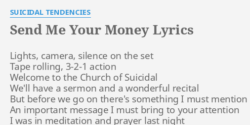 send money lyrics