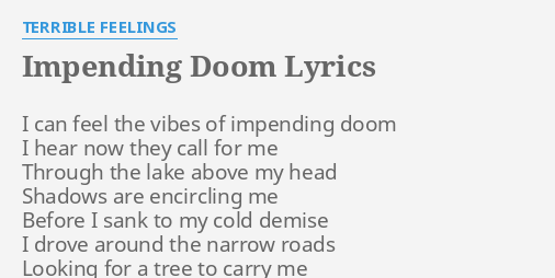Impending Doom - In the End Lyrics