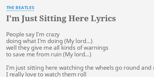 i am sitting at the counter lyrics