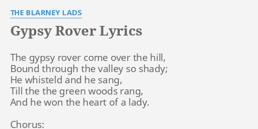 Ramblin rover lyrics