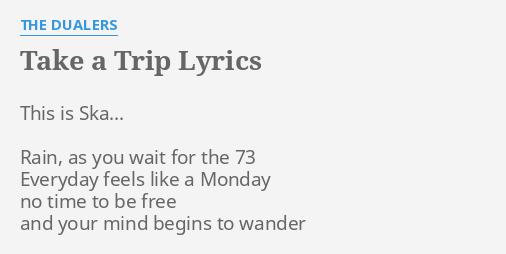 take a trip with me lyrics