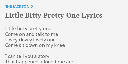 little-bitty-pretty-one-lyrics-by-the-jackson-5-little-bitty-pretty