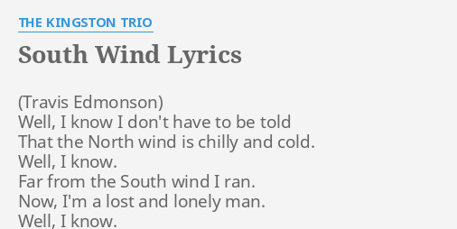 people of the south wind lyrics