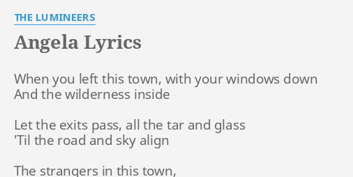 BIG SHOT Lyrics - The Lumineers - Only on JioSaavn