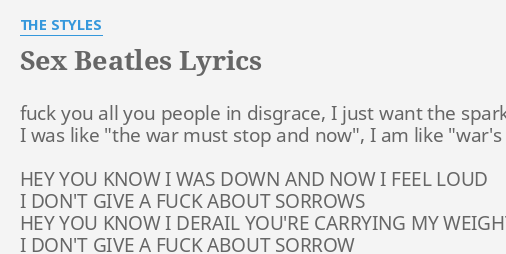 S Beatles Lyrics By The Styles F You All You 0552