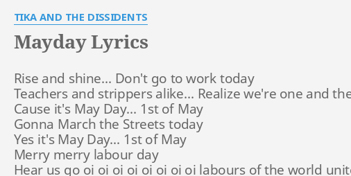 mayday one way trip lyrics