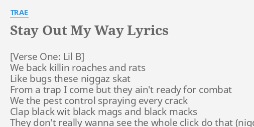 mase stay out of my way lyrics