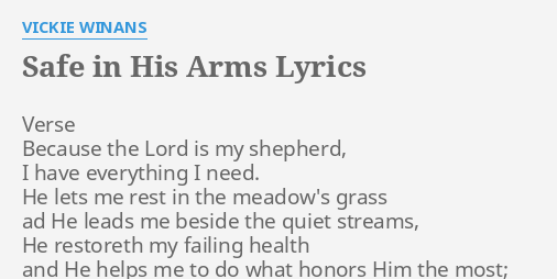 safe-in-his-arms-lyrics-by-vickie-winans-verse-because-the-lord