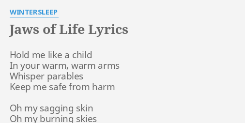 wintersleep jaws of life lyrics